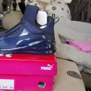 Kylie Jenner Fierce Bright Dark Blue Pumas